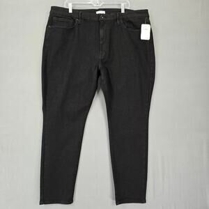 Good American Good Legs Skinny Sculpting Jeans Womens Plus Size 28 Black Stretch